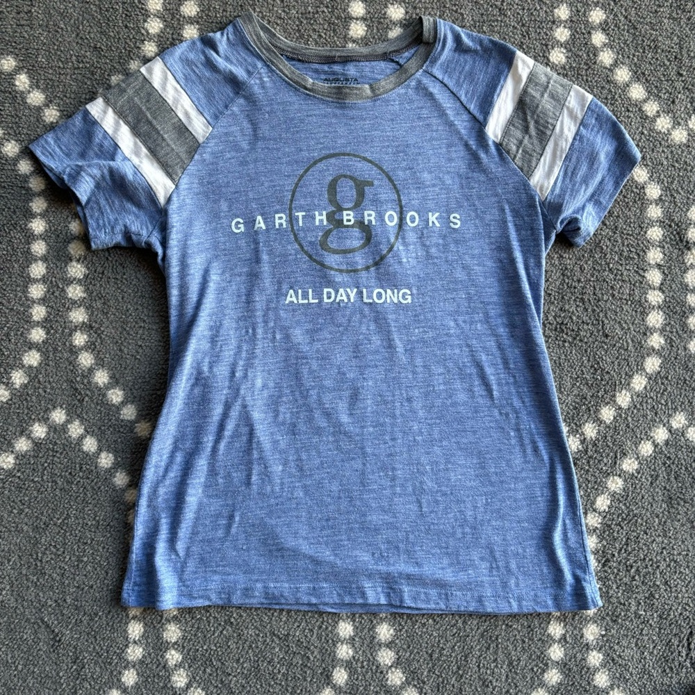 GARTH BROOKS “All Day Long” Concert Baseball Ringer Tee - Augusta Sportswear